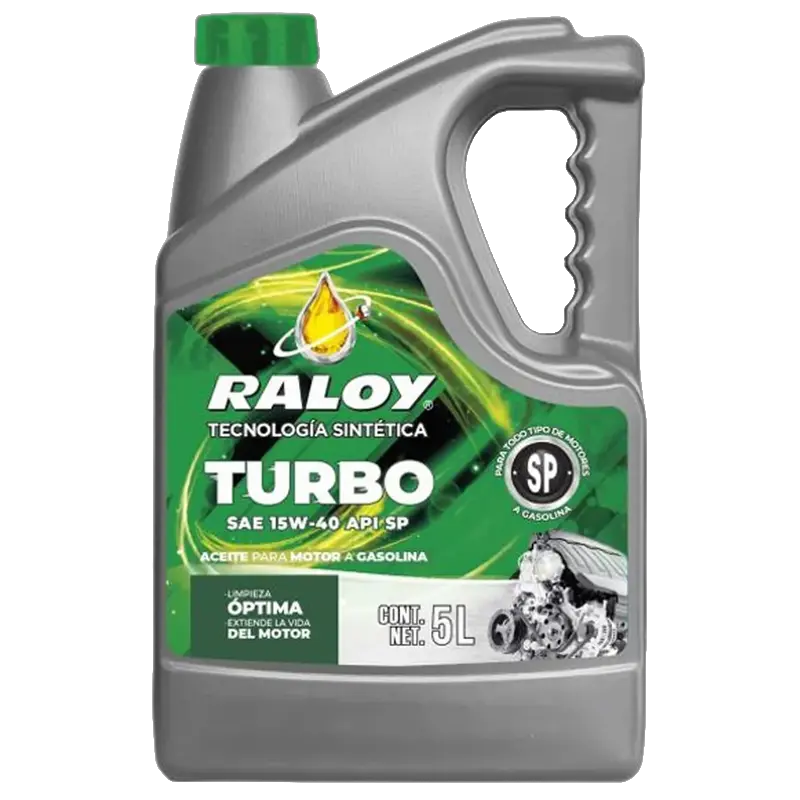 RALOY TURBO TECNOLOGÍA SINTETICA SAE 15W-40 API SQ (P/5 LTS)