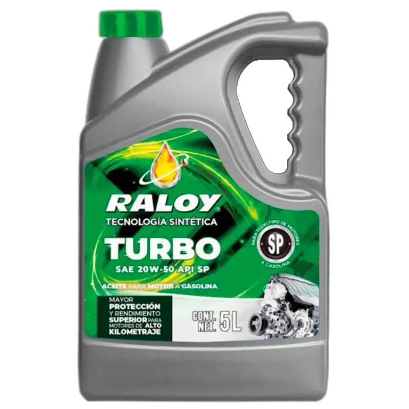 RALOY TURBO TECNOLOGÍA SINTETICA SAE 20W-50 API SQ (P/5 LTS)