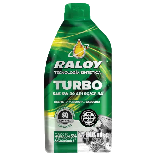 RALOY TURBO TECNOLOGÍA SINTETICA SAE 05W-30 API SQ / GF-7A (B/946 ML)