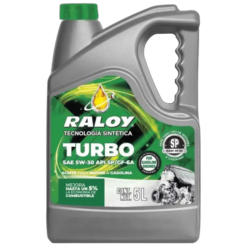 RALOY TURBO TECNOLOGÍA SINTETICA SAE 05W-30 API SQ / GF-7A (P/5 LTS)