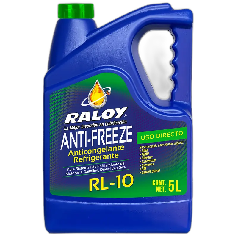 RALOY ANTIFREEZE RL-10 READY TO USE (50%) (P/5 LTS)