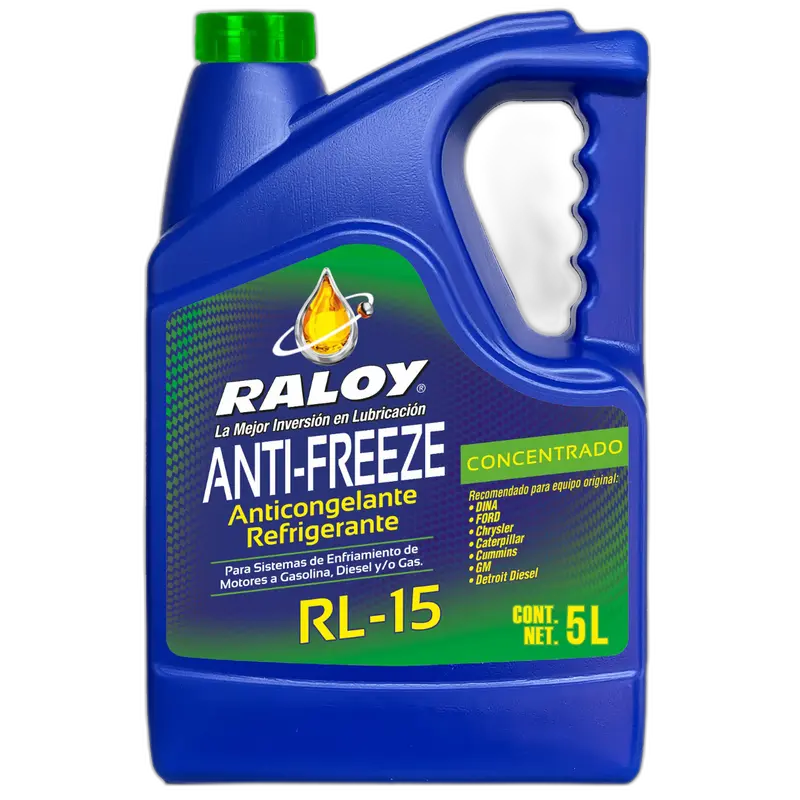 RALOY ANTIFREEZE RL-15 CONCENTRADO (P/5 LTS)
