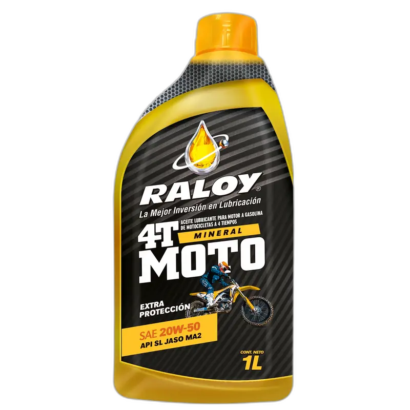 RALOY CUATRO TIEMPOS JASO MA2 SAE 20W-50 (B/1 LT)