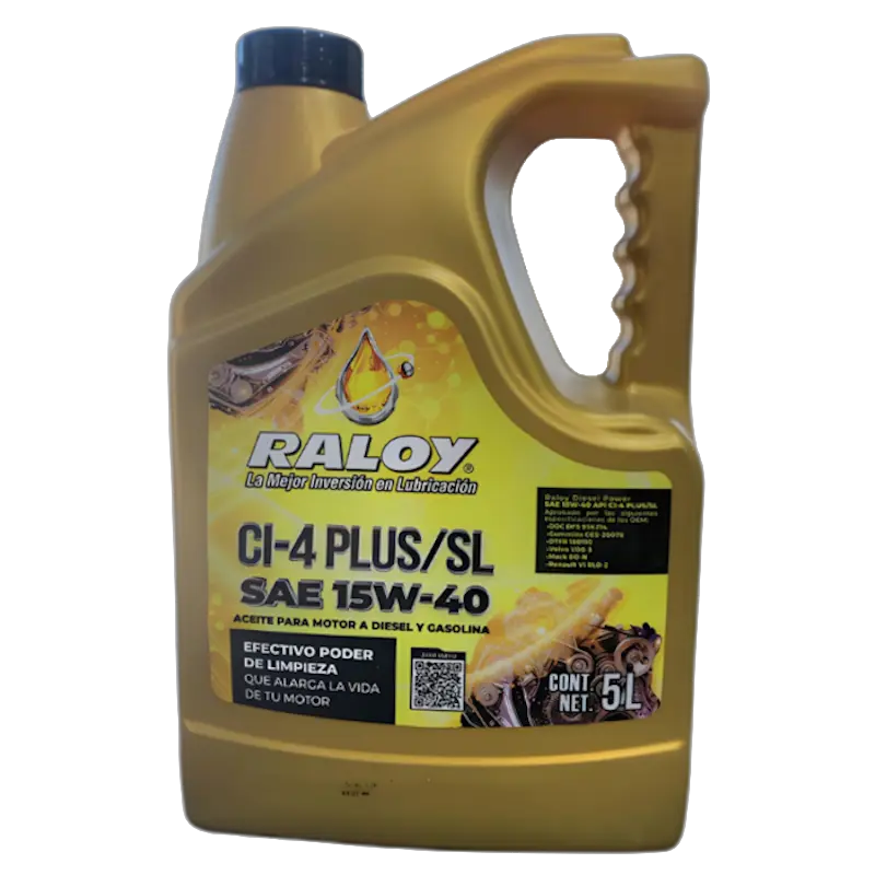 RALOY DIESEL POWER SAE 15W-40 API CI-4 PLUS / SL (P/5 LTS)