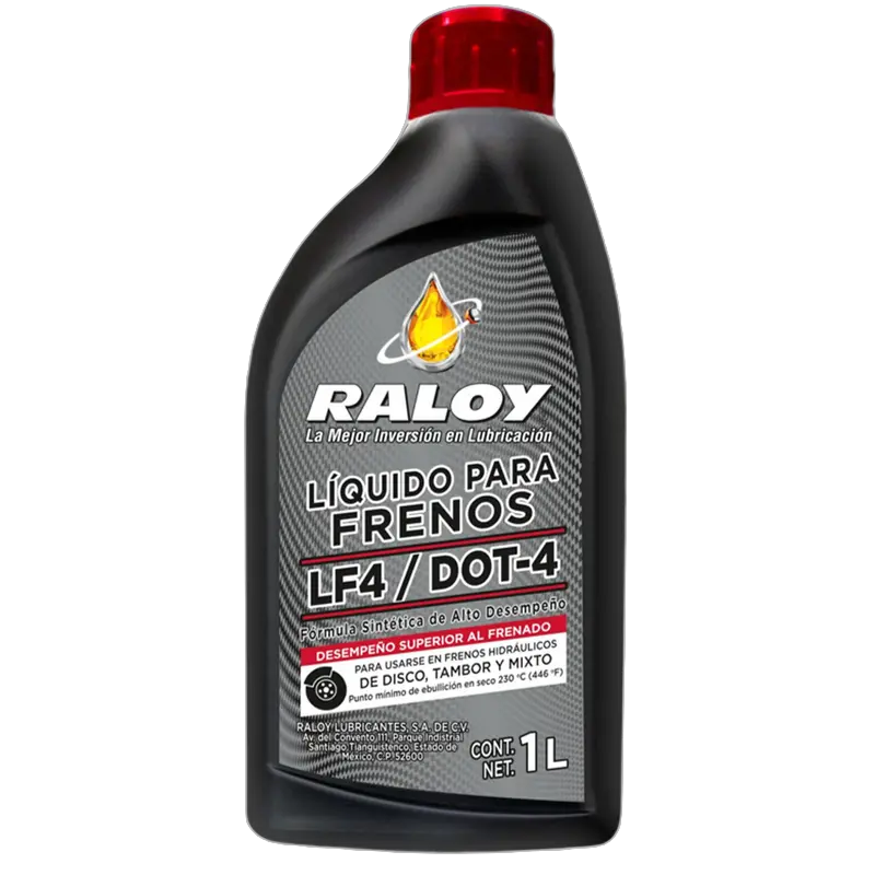 RALOY LIQUIDO PARA FRENOS DOT-4 (B/1 LT)
