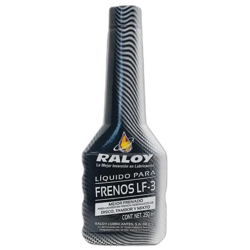 RALOY LIQUIDO PARA FRENOS DOT-3 (B/250 ML)