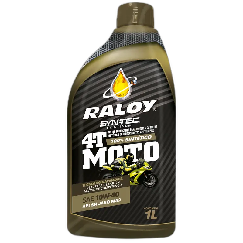 RALOY SYN-TEC PLATINUM MOTO 4T 10W-40 SN (B/1 LT)