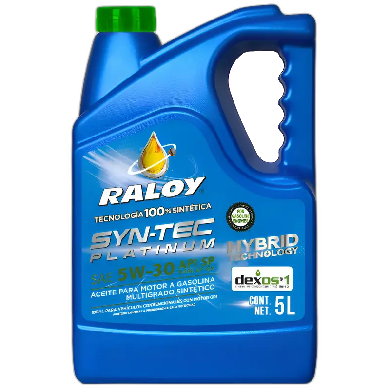 RALOY SYN-TEC PLATINUM SAE 05W-30 API SQ / GF-7A DEXOS GEN 3 (P/5 LTS ...