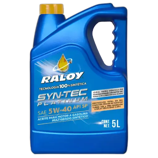 [P12967P] RALOY SYN-TEC PLATINUM SAE 05W-40 API SQ (P/5 LTS)