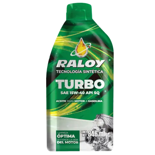 [P12976B] RALOY TURBO TECNOLOGÍA SINTETICA SAE 15W-40 API SQ (B/946 ML)