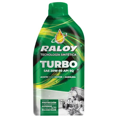 [P12979B] RALOY TURBO TECNOLOGÍA SINTETICA SAE 20W-50 API SQ (B/946 ML)