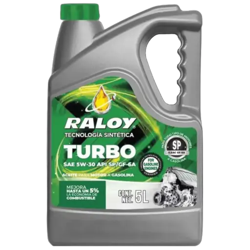 [P12983P] RALOY TURBO TECNOLOGÍA SINTETICA SAE 05W-30 API SQ / GF-7A (P/5 LTS)