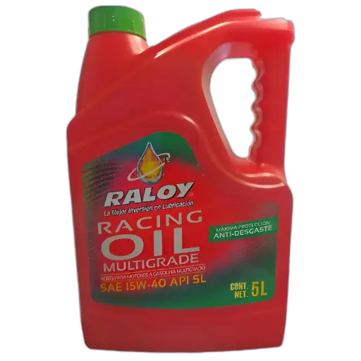 [P5596P] RALOY RACING MULTIGRADE OIL SAE 15W-40 API SL / CF (P/5 LTS)