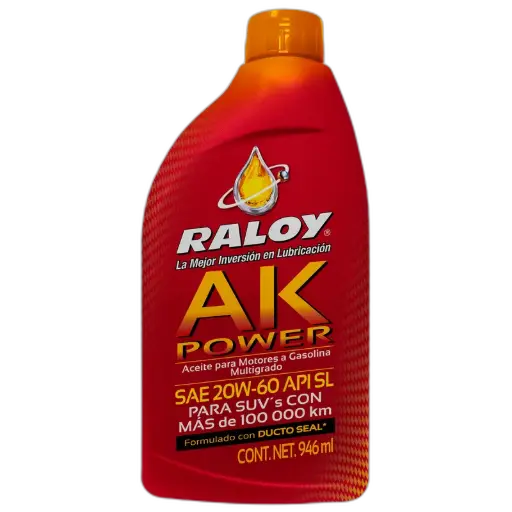 [P6744B] RALOY AK POWER SAE 20W-60 API SL (B/946 ML)