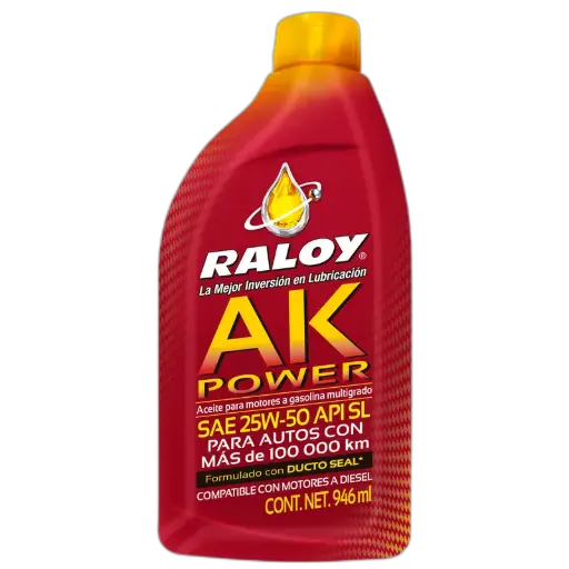[P6350B] RALOY AK POWER SAE 25W-50 API SL (B/946 ML)