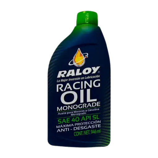 [P6351B] RALOY RACING OIL MONOGRADE SAE 40 API SL / CF (B/946 ML)