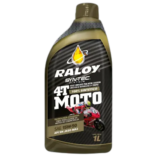 [P9503B] RALOY SYN-TEC PLATINUM MOTO 4T 15W-50 SN (B/1 LT)